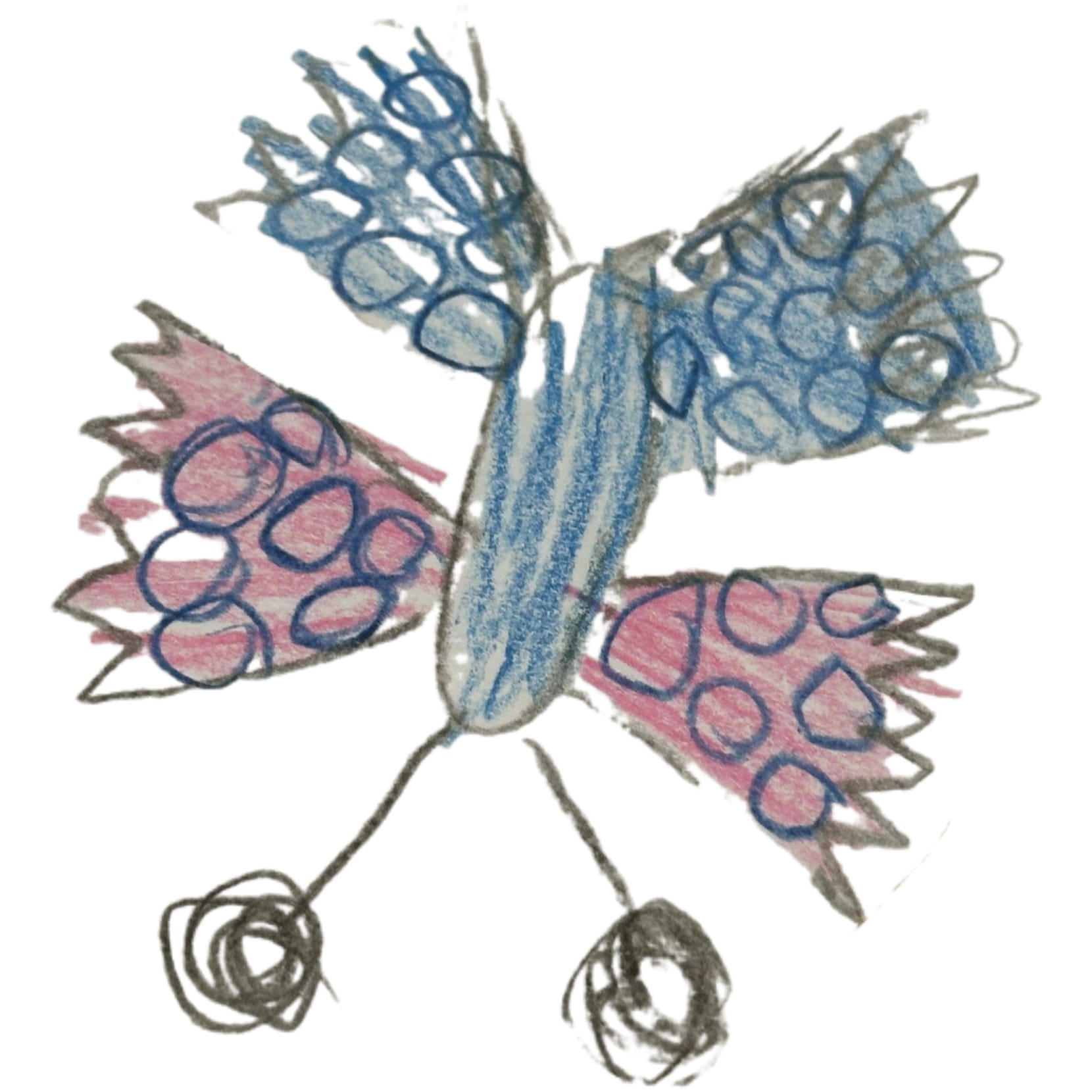 Original-Logo der Gruppe Schmetterlinge